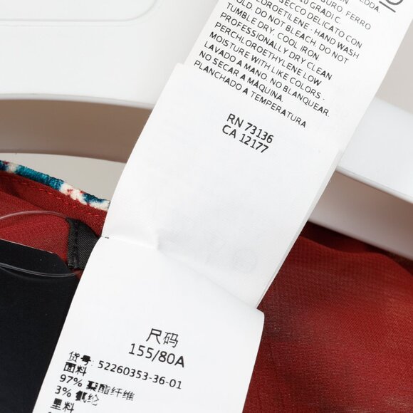 Weekend MaxMara Multicoloured 3/4 Sleeve Shift Dress - Picture 11 of 12